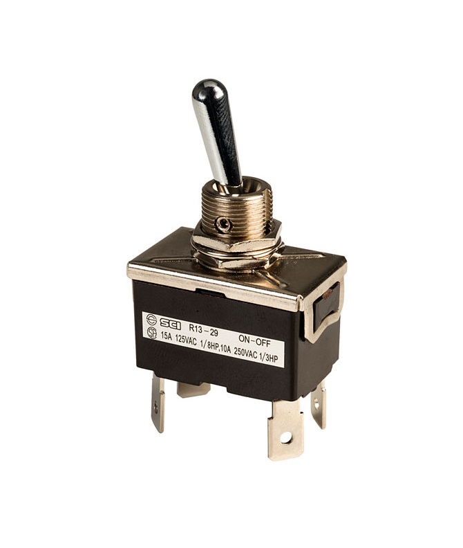 High Current SPST Toggle Switch