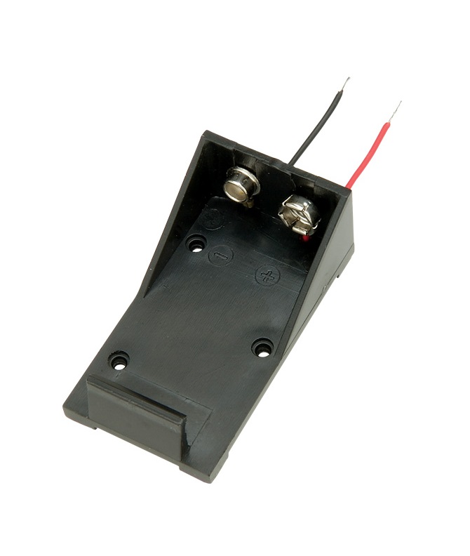 PP3 Battery Holder with Flying Leads