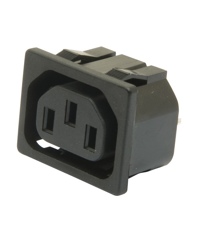 IEC Outlet (Push Fit) 4.8mm
